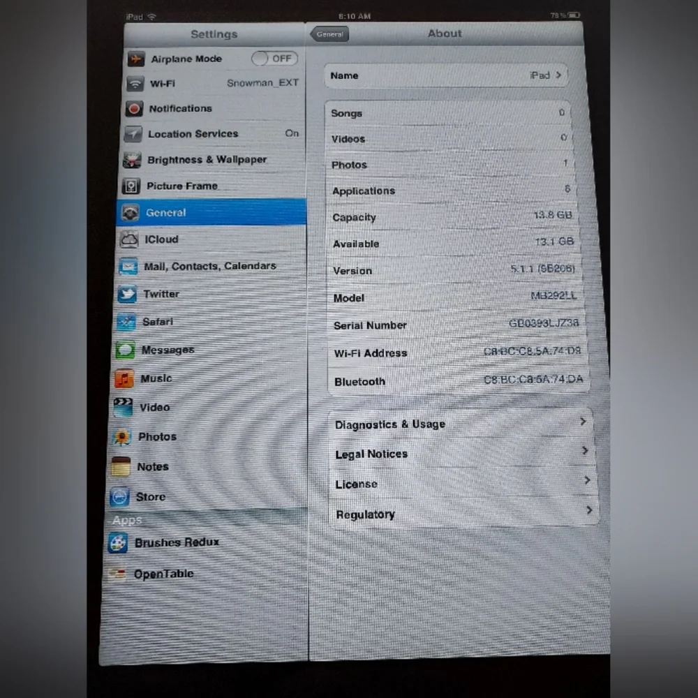 Apple iPad Silver